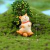 Micro  Landscape  Decoration Akita Dog-shaped Diy Succulent Creative Bonsai Resin Small Decoration