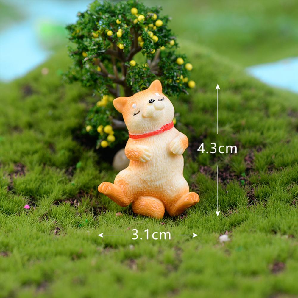 Micro Landscape Decoration Akita Dog-shaped Diy Succulent Creative Bonsai Resin Small Decoration