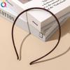 Non-slip Toothed Headband Pressure Hair Bangs Broken Hair Headband Simple Black Brown Face Hair Accessories for Women