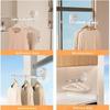 Suction Cup Installation Clothes Drying Rack Retractable Balcony Hanging Rack  for Travel