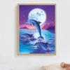 DIY Diamond Painting New Moon Dolphin Decorative Painting