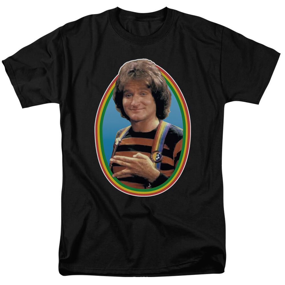 Mork and Mindy Mork T Shirt Mens Licensed Classic TV Show Black