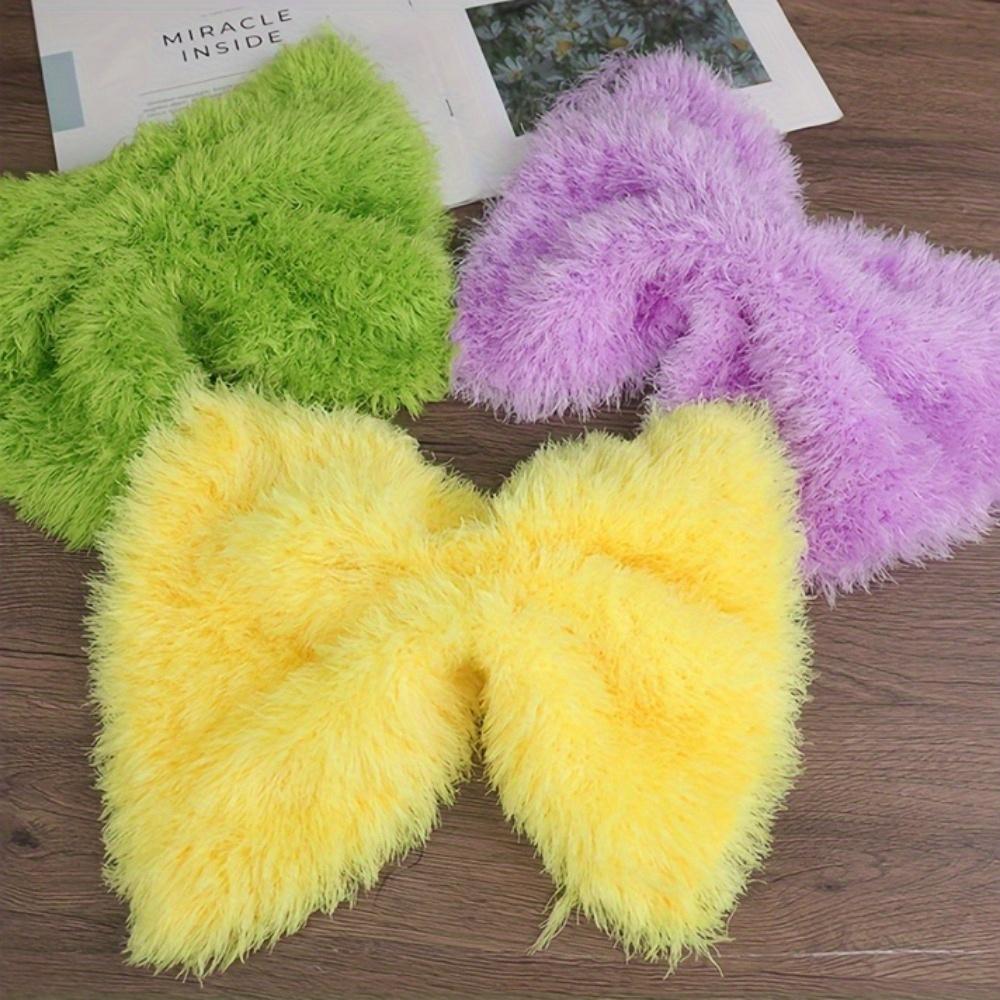 2шт пряжа мех шерстяная пряжа для вязания цветное плетеное волокно пряжи отлично подходит для пальто пижамы шарфы шапки одеяла и подушки