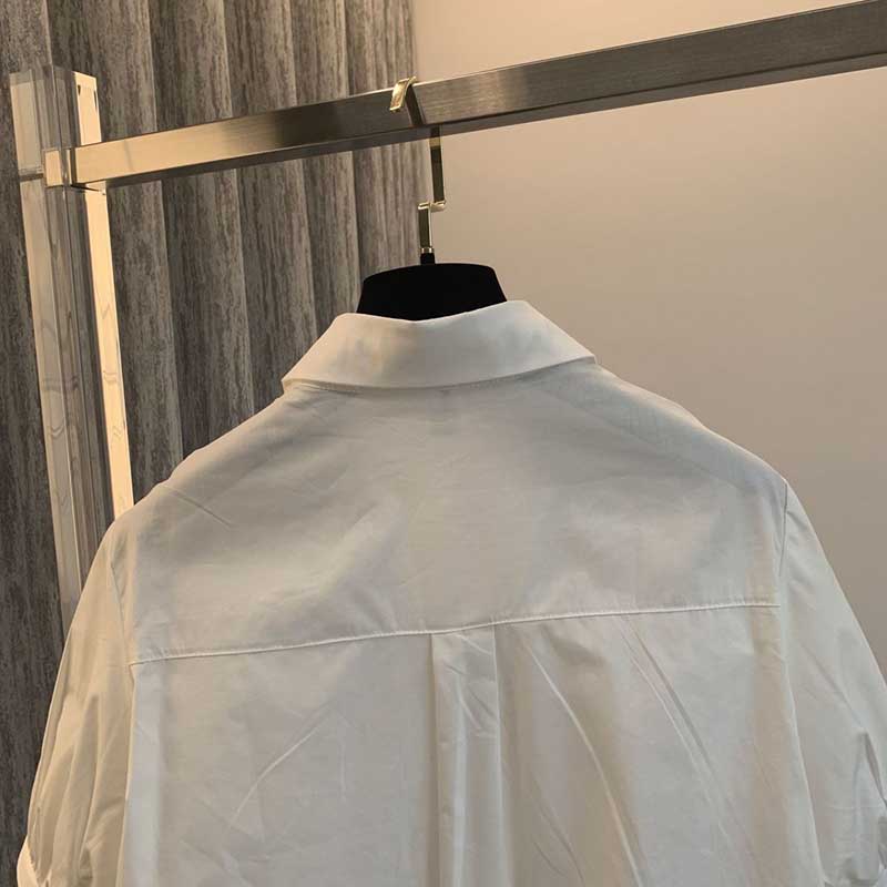 Блузки Рубашки для Женщин Хлопок Короткий Рукав Повседневная Блузка Стильный Стиль Летний Пальто Топ