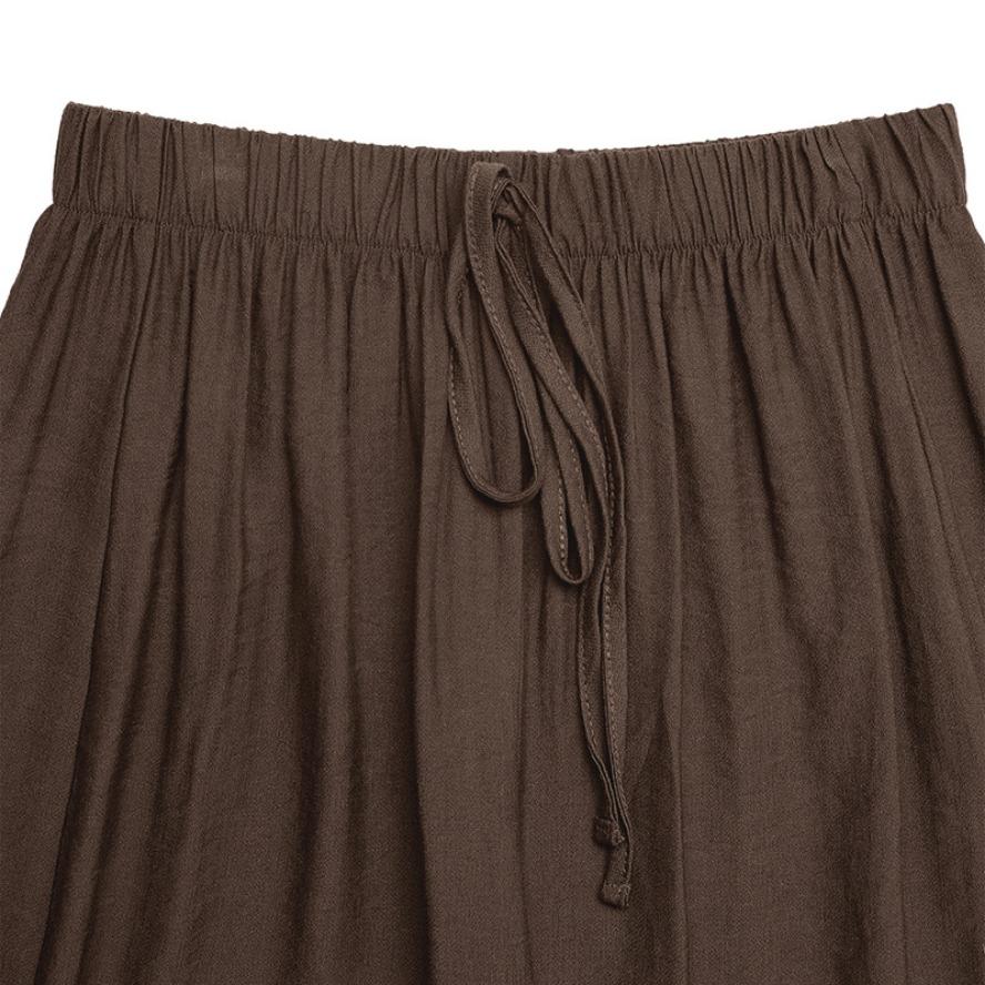 YYFS Женские модные повседневные однотонные брюки с высокой талией и принтом, брюки и капри