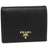 Wallet 1MV204 QWA F0002 Bifold Wallet Plain NERO Black [Prada] Women's [Item]