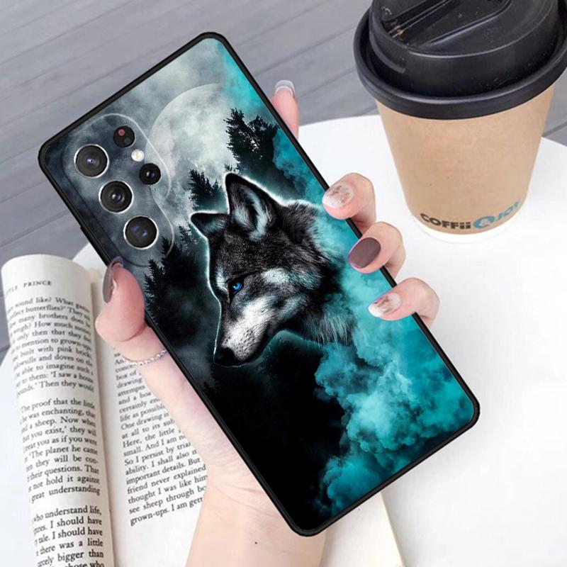 Wolf Wolves phone case Cover For Samsung Galaxy S24 S25 Ultra S21 S22 Ultra S10E Note 10 Plus Note 20 FE S23