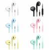 with Mic Wired Phone Earphone Round Head Mic Headphones Sport Earphones Wired Headset  Mobile Phone