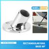 316 Stainless Steel Round Base 60 Degree Hand Rail Fitting Accessories for 22MM 7 8in Pipe