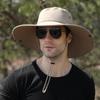 Big Brimmed Hat Men's Summer Sun Hat Outdoor Men's Casual Fisherman Hat Korean  Outdoor Men's Casual Fisherman Hat