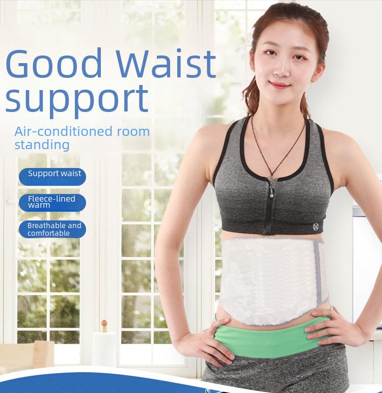 Унисекс поясной ремень: Летний тонкий и зимний бархатный варианты для тепла живота