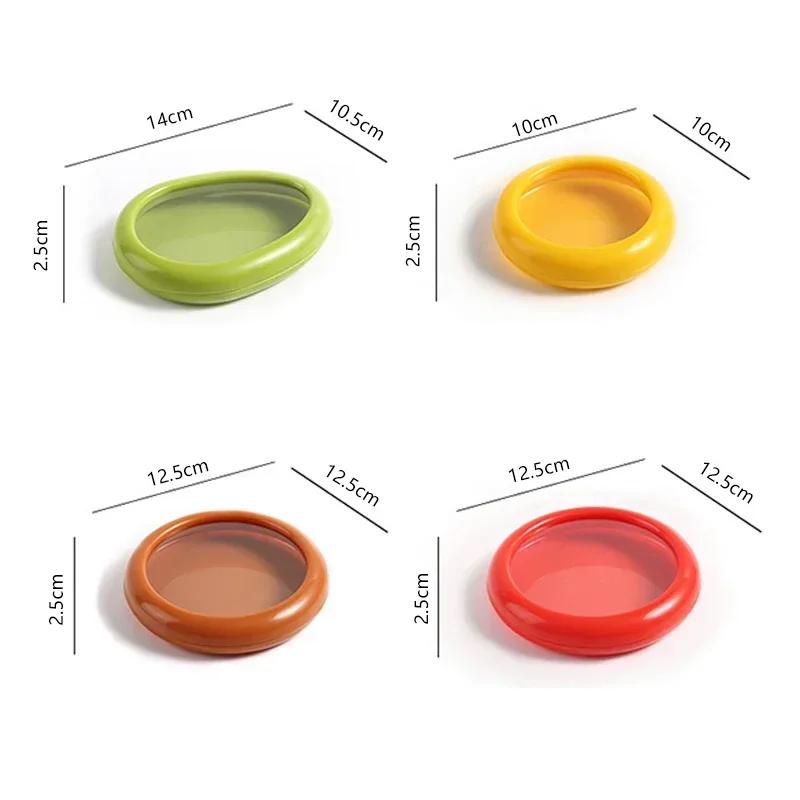 Прозрачный контейнер Прозрачный многоразовый герметичный контейнер для свежего хранения для холодильника Портативный герметичный контейнер для фруктов и овощей