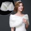 Women Shrug Lady Faux Fur Shawl Wedding 1PC Noble Winter Gift Stole Scarf Long