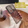 Для VIVO V50 Lite V50E V 50 прозрачная защитная пленка для линз чехол для VIVO Y04 Y29S карамельный цвет мягкий TPU ударопрочный чехол для телефона