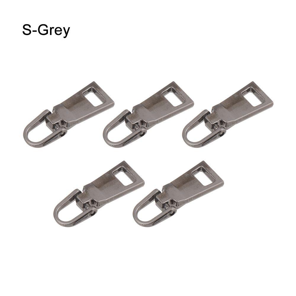 5pcs Bag Suitcase Detachable Zipper Repair Kit Metal Zipper Head Metal Zip Zipper Slider Zipper Pull