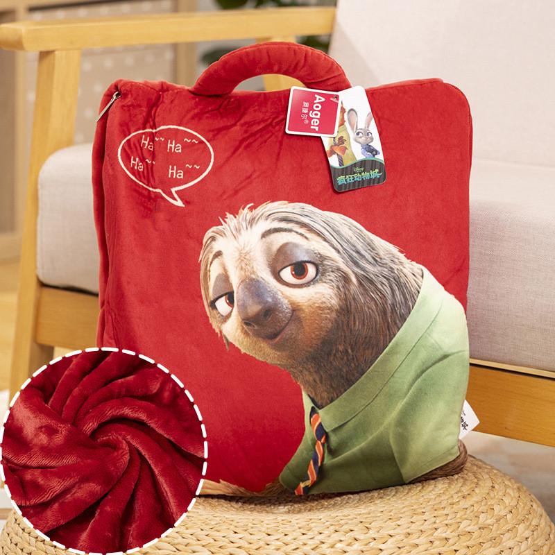 Мультяшный Очаровательный Стиль Зверополис Кондиционер Плед Плюшевая Коллекция Подушка