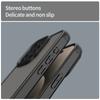 For iPhone 15 Pro Case Drop Proof Airbags Frosted Translucent PC+TPU Phone Back Cover