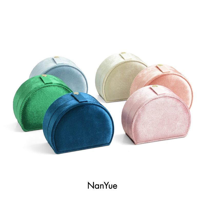 Double-layer earring ring box, large-capacity special jewelry storage box, travel portable exquisite jewelry box