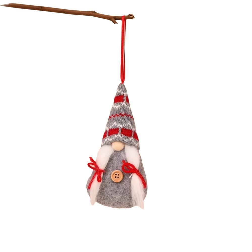 Santa Claus Christmas Gnome Pendant Faceless Tomte Ornaments Christmas Dinner