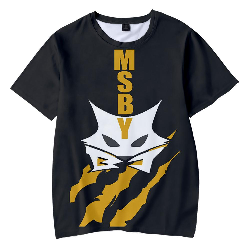 Летняя футболка с круглым вырезом и 3D-принтом волейбольной команды «Черные волки» для молодежи, модная повседневная мужская футболка с коротким рукавом