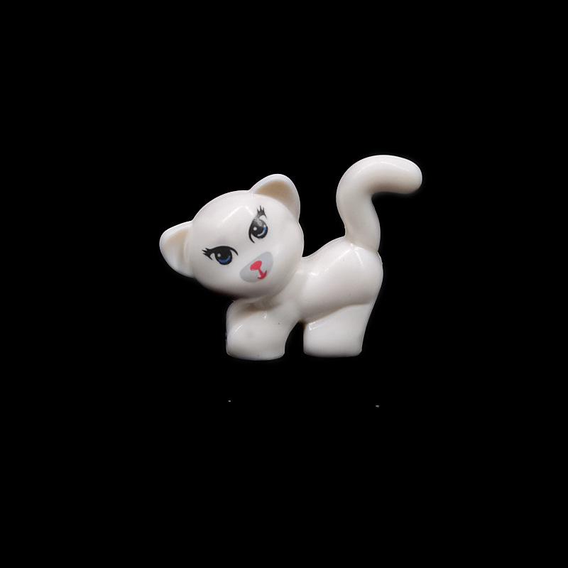 Детали для DIY с принтом животных: Коза, Чайка, Пингвин, Рыба, Овца - Совместимы с MOC Игрушками-конструкторами