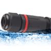IP68 Waterproof Connector 12M20 Sealed Wire Connectors I Shape Quick Screw Connect 3 Pin Cable Terminals Outdoor LED Lighting