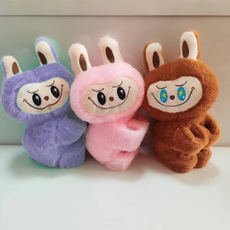 Мультяшный Лабубу Браслеты с пощечинами в виде животных Мягкие браслеты с пощечинами Мягкие обнимашки Игрушка-пощечина в виде животных Браслет с пощечинами Интерактивная игрушка