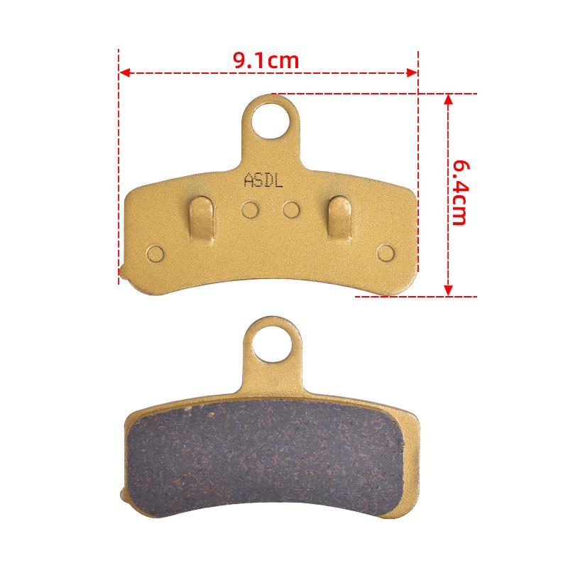Motor Bike Front Rear Brake Pads Kit For HAR/LEY DAVID/SON FXDF Fat Bob FXDB Street Bob 08-13 FDXL Low Rider 08-09