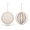 Flower of Life Shape Meditation Energy Flower Of Life Energy Mat Slice Wood Base Wooden Wall Sign
