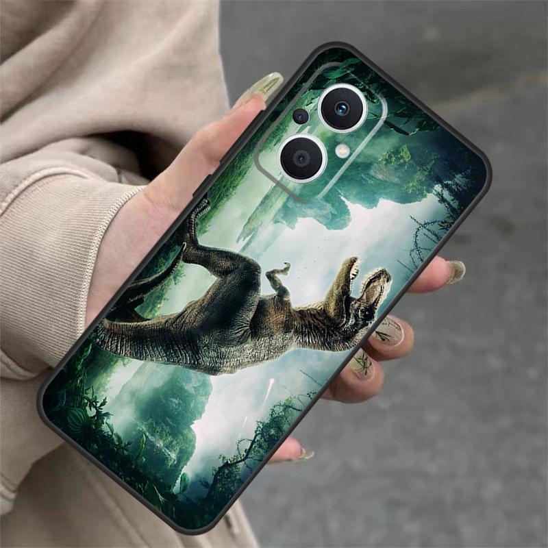 Чехол Динозавр для OPPO Reno 8T 13F 14F 12F 11F 10 12 13 14 Pro 7 8 Lite OPPO Find X8 X6 X9 Pro