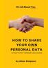 Книга How To Share Your Own Personal Data