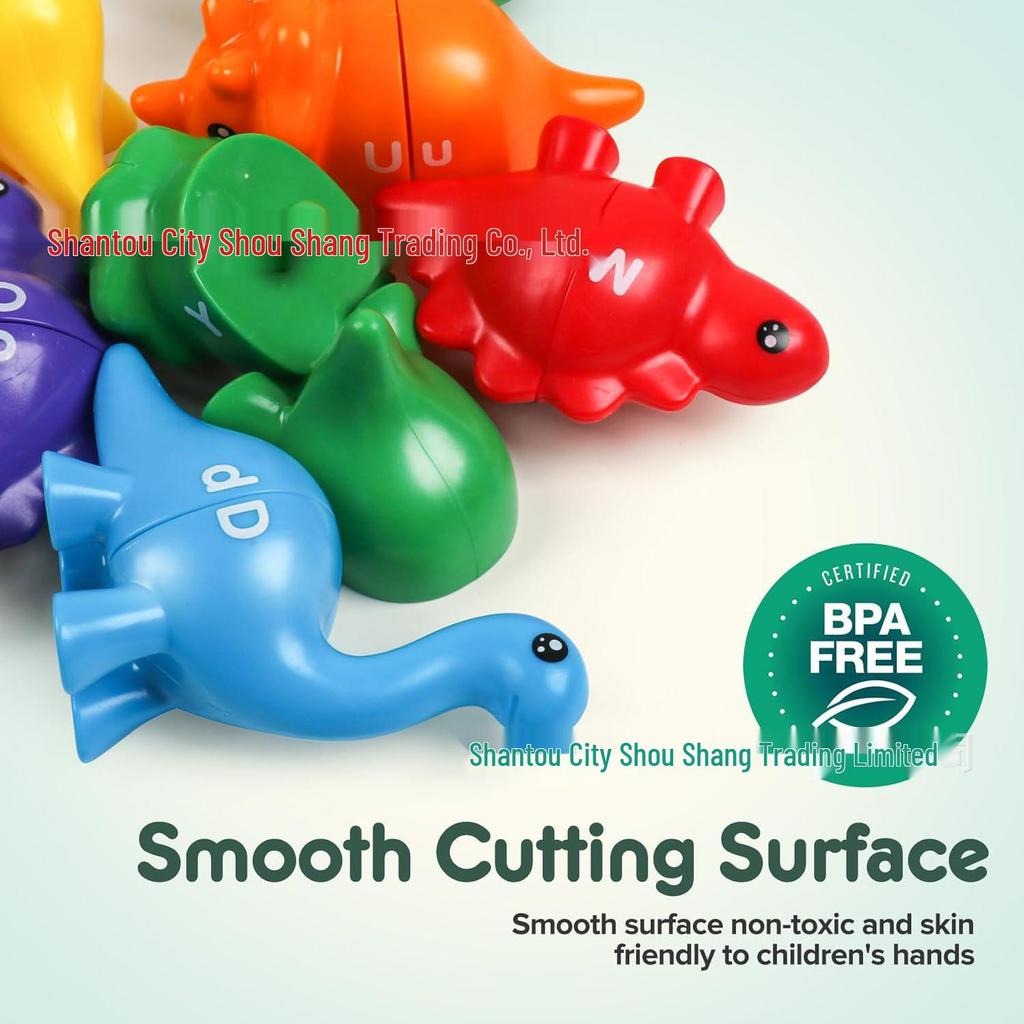 Cross-Border Dinosaur Letter & Number Matching Montessori Toy for Early Childhood Education