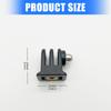 Sports Camera Cold Shoe Adapter Adjustable with Universal 1/4inch Screw Hole for Action Camera Tripods Selfie Sticks