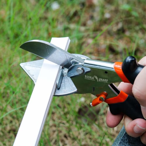 FLORA GUARD Mole Cutter, Angle Scissors, Multi-Angle Scissors, Adjustable 45-135, Cuts Wood, Plastic, PVC, Includes 2 Spare Blades (JDJ)