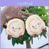 Plush Adorable Short Meat Bun Keyring Creative Doll Soft Toy For Unique Hangers Bag