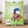 Bobo Theme Printed Blanket - Perfect for Couch, Bed, Travel & Outdoor Use | Machine Washable, Cozy & Durable.