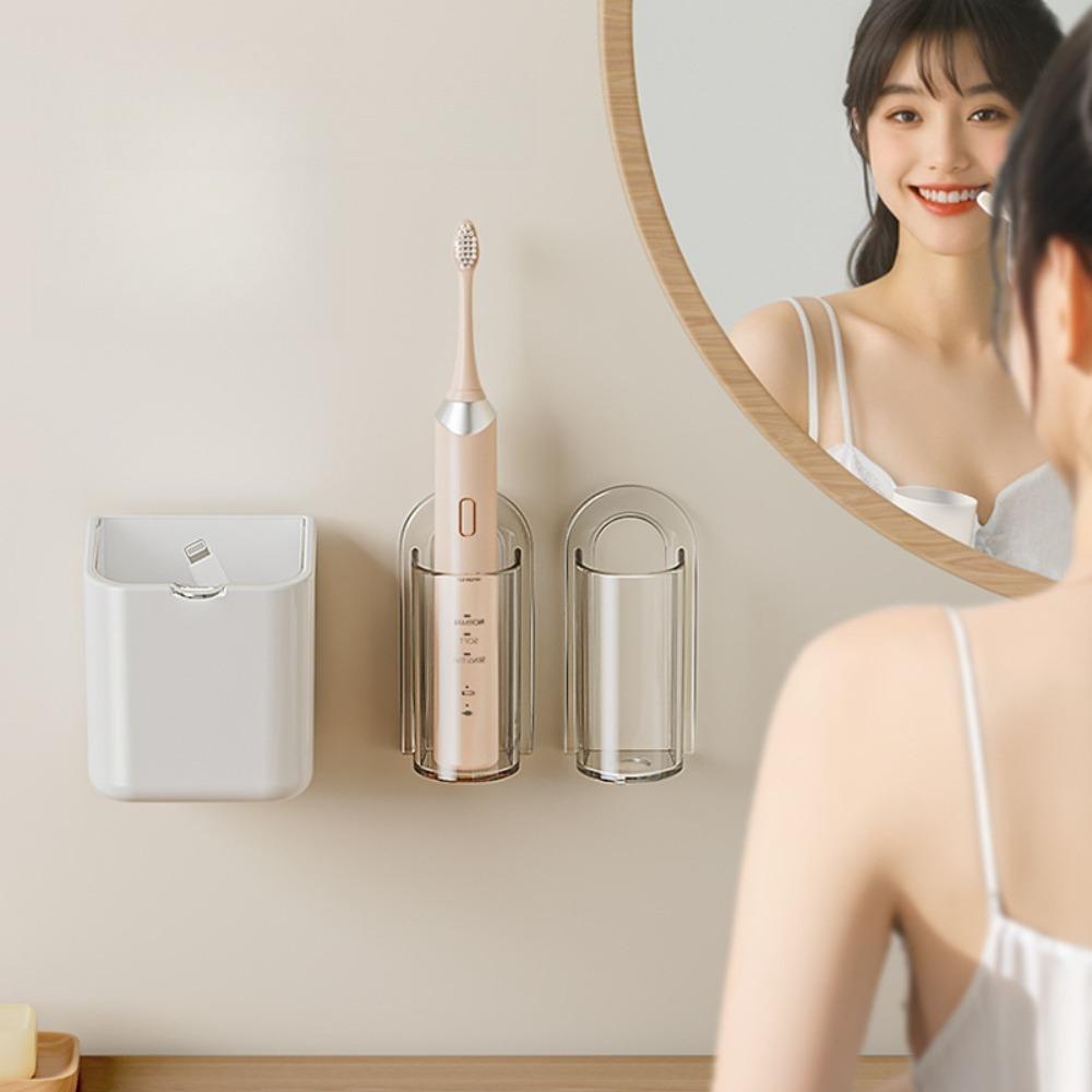 Wall Mounted Electric Toothbrush Holder Bathroom Toothbrush Storage Rack for Dental Appliances Bathroom Accessories Organizer