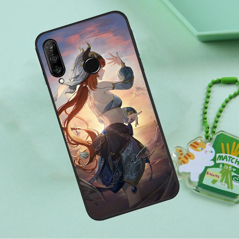Чехол Genshin Impact Нилу для Huawei Nova 12i 12s 7i 8i 11i 9 10 SE Y90 Y60 Y70 Y72 Y61 Y91 P30 P40 Lite P60 Pro