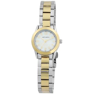 Montre - Jette - Femme - Acier Inox Bicolore - Cadran Nacre 23 Mm