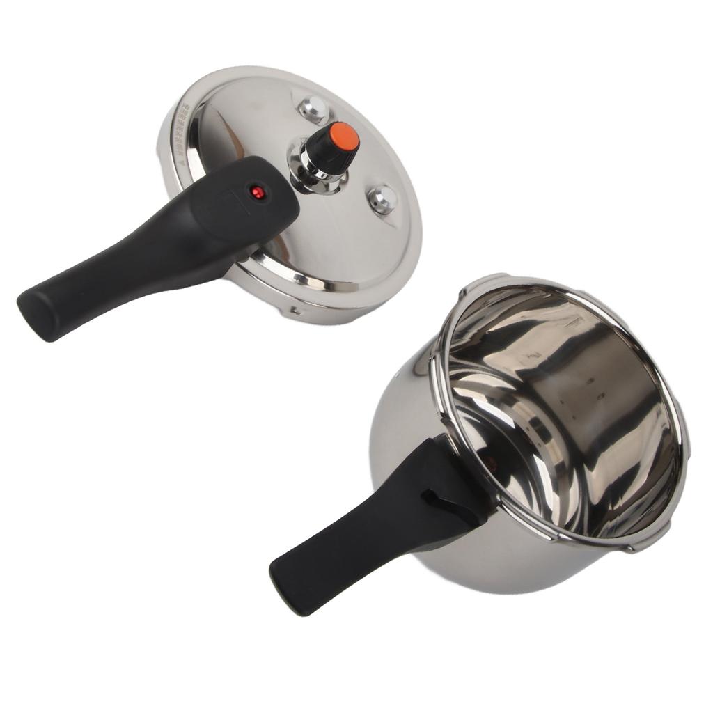 Pressure Cooker with Non Stick Coating 304 Stainless Steel Kitchen Pressure Cooker for Cooking 4L