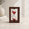 Portable Wooden Hourglass 3/5 Minutes Sandglass Hourglass Sand Clock Timer  Mini Desktop Decoration