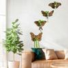 1Pc Butterfly Style European Style Test Tube Originality Wooden Bohemia Hollow Out Wall Decoration Plant Rack