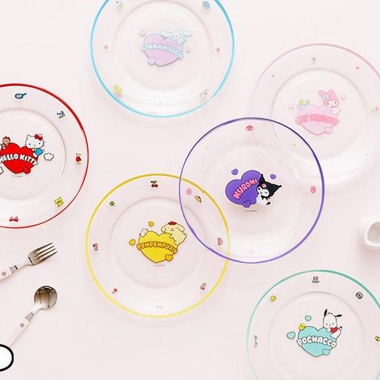 Danies Sanrio Characters Glass Plate, a Popular Character In Korea