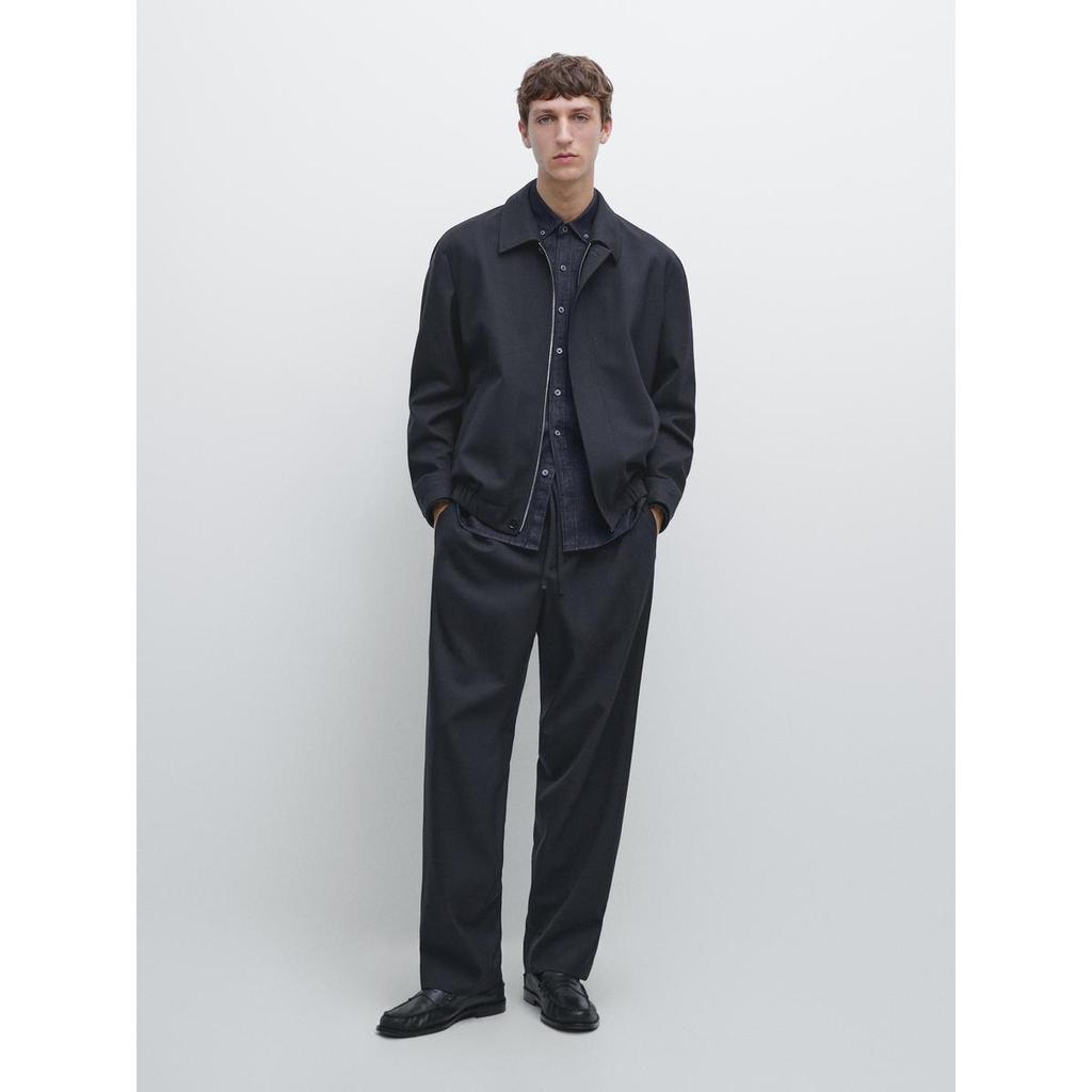 Massimo Dutti Total Look Куртка из шерсти