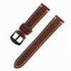 Ремешок для смарт-часов Crazy Horse из натуральной кожи в стиле ретро, ​​18 мм, 20 мм, 22 мм, высококачественная коровья кожа с быстросъемным креплением.