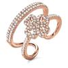 Кольцо из стерлингового серебра - FOLLI FOLLIE - 3R17S015RC - Розовый - Цирконий - Диаметр 54