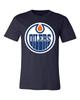 Футболка с логотипом основной команды Edmonton Oilers S-6XL Отслеживание!! Футболка Unisex