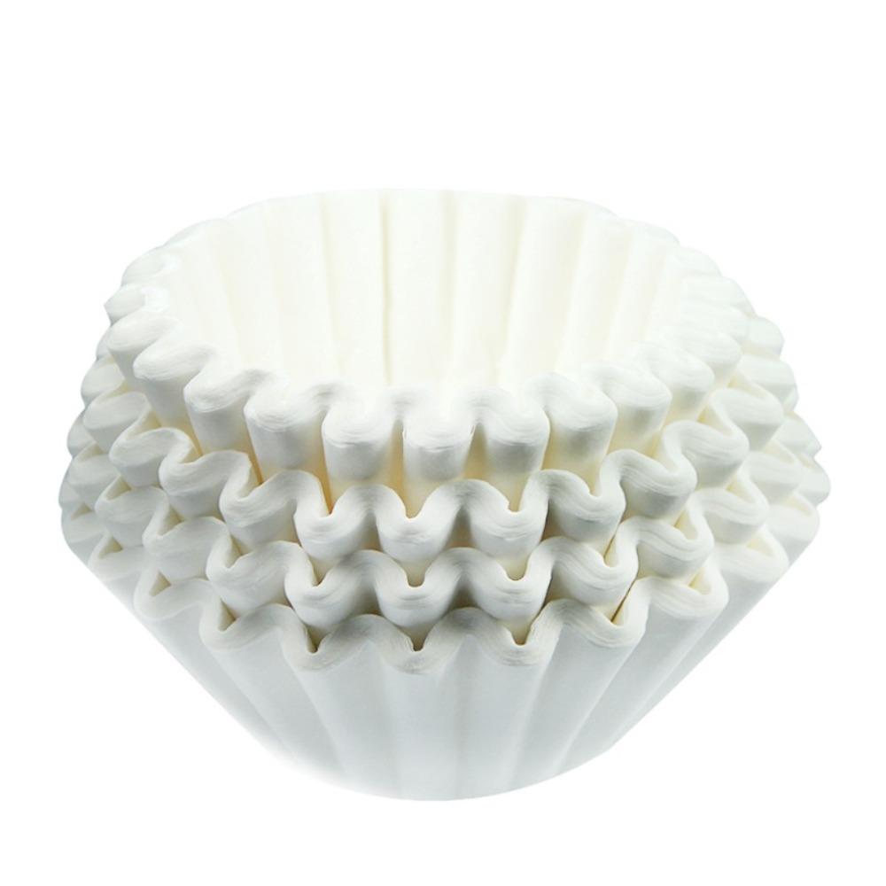 50 шт. Кофе ручной заварки Кофейная фильтровальная бумага Волнистый узор Бумага для фильтрации пирога Кофейный фильтр