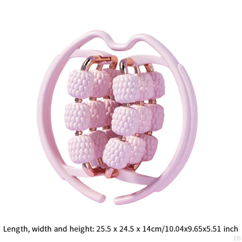 Массажный роликовый массажер 18 колес для глубоких тканей, колесо для рук и ног для голени