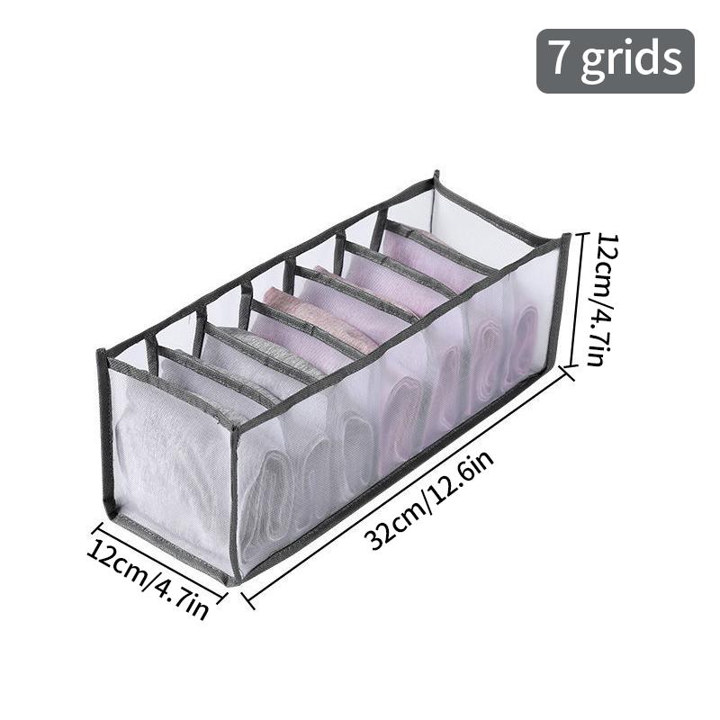 Closet Organizer Underwear Organizer Socks Home Separated Underwear Storage Box For Wardrobe Clothes Bra Socks Organizers